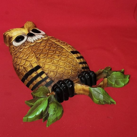 VTG Homco Plastic Owl Wall Hanging Plaque Decor - Picture 13 of 13